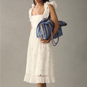 Eyelet White Anthropologie Dress